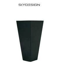 Lade das Bild in den Galerie-Viewer, große bodenvase für draussen schwarz
