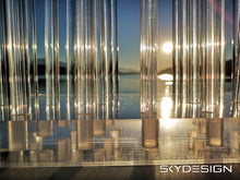 Lade das Bild in den Galerie-Viewer, Sichtschutz-Raumteiler Stangen und Stäbe aus Glas