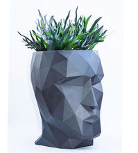 Lade das Bild in den Galerie-Viewer, √ Pflanzgefäß Kopf | Bodenvase Kopfform 100cm Hoch