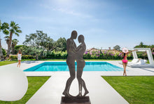 Lade das Bild in den Galerie-Viewer, Sichtschutz Kunstwerk Pool Trennwand Kunst