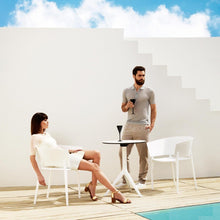 Lade das Bild in den Galerie-Viewer, Moderne Terrassenstühle und Sessel Vondom Africa Weisse Stühle Outdoor. Exklusive Terrassenmöbel Sitzmöbel, Armlehnstuhl Outdoor