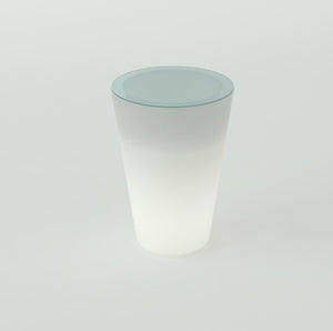Leuchtender runder Hochtisch aus Polyethylen PINT by SLIDE Stehtisch Pint beleuchtet made in Italy