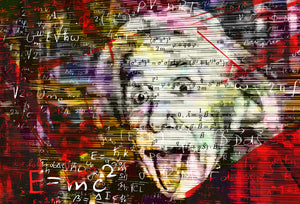 Schallschutzbild | Albert Einstein Kunstwerke